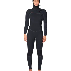 oneill hyperfreak fire mujer 5/4 mm con gorro