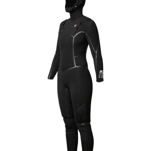 traje de surf stoked g5 5/4/3 removable hood mujer